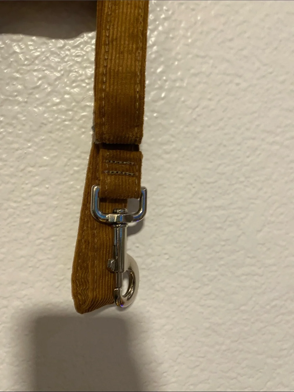 6ft Hemp Brown Corduroy Dog Leash